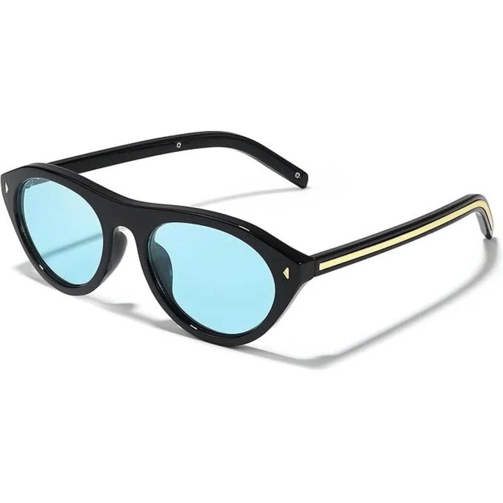 Sunglasses Streetwear Hip Hop Shape Urban Avant‎ Garde Women New Contour Goggles